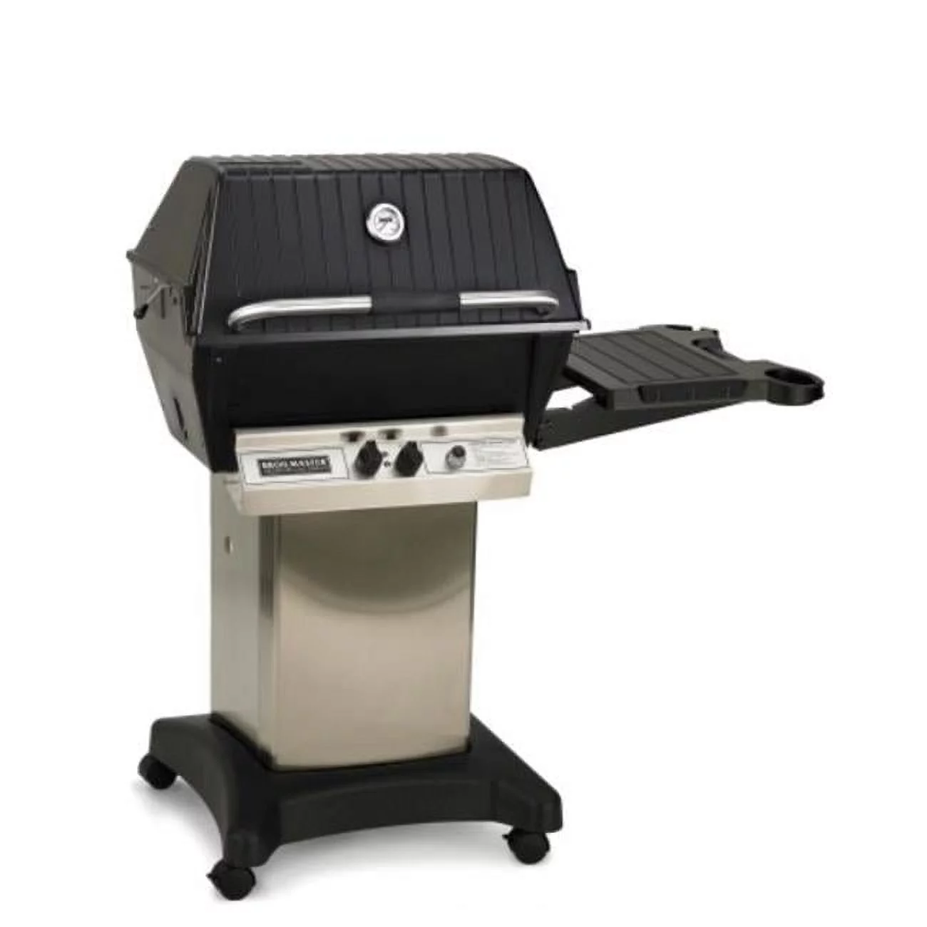 Broilmaster Premium Propane Grill Package with Stainless Steel Cart & Side Shelf