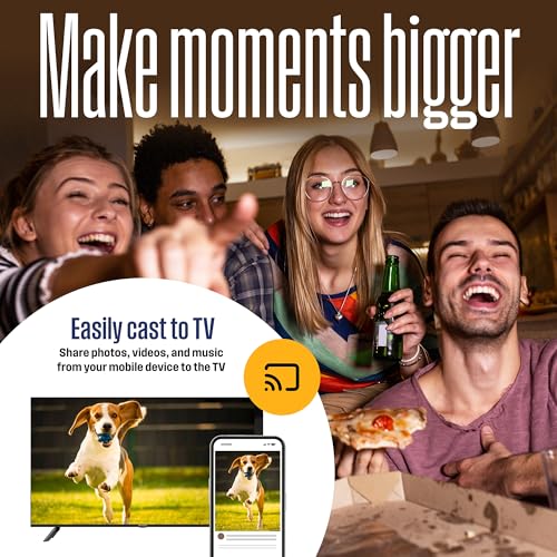 Westinghouse Roku TV - 43 Inch Smart TV, 4K UHD QLED Television w/HDR 10+, Dolby Vision, Wi-Fi & Mobile App Connectivity