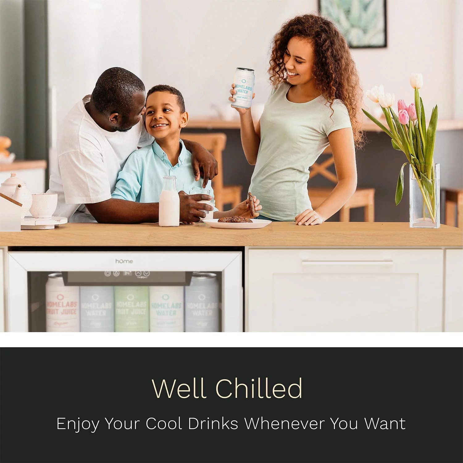 Beverage Refrigerator and Cooler - 120 Can Mini Fridge with Glass Door for Soda Beer or Wine