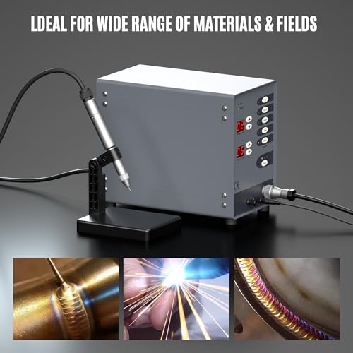 Automatic Jewelry Welder, CNC Spot Welder Machine 110V 100W, Pulse Argon Arc Permanent Jewelry Welding Kit