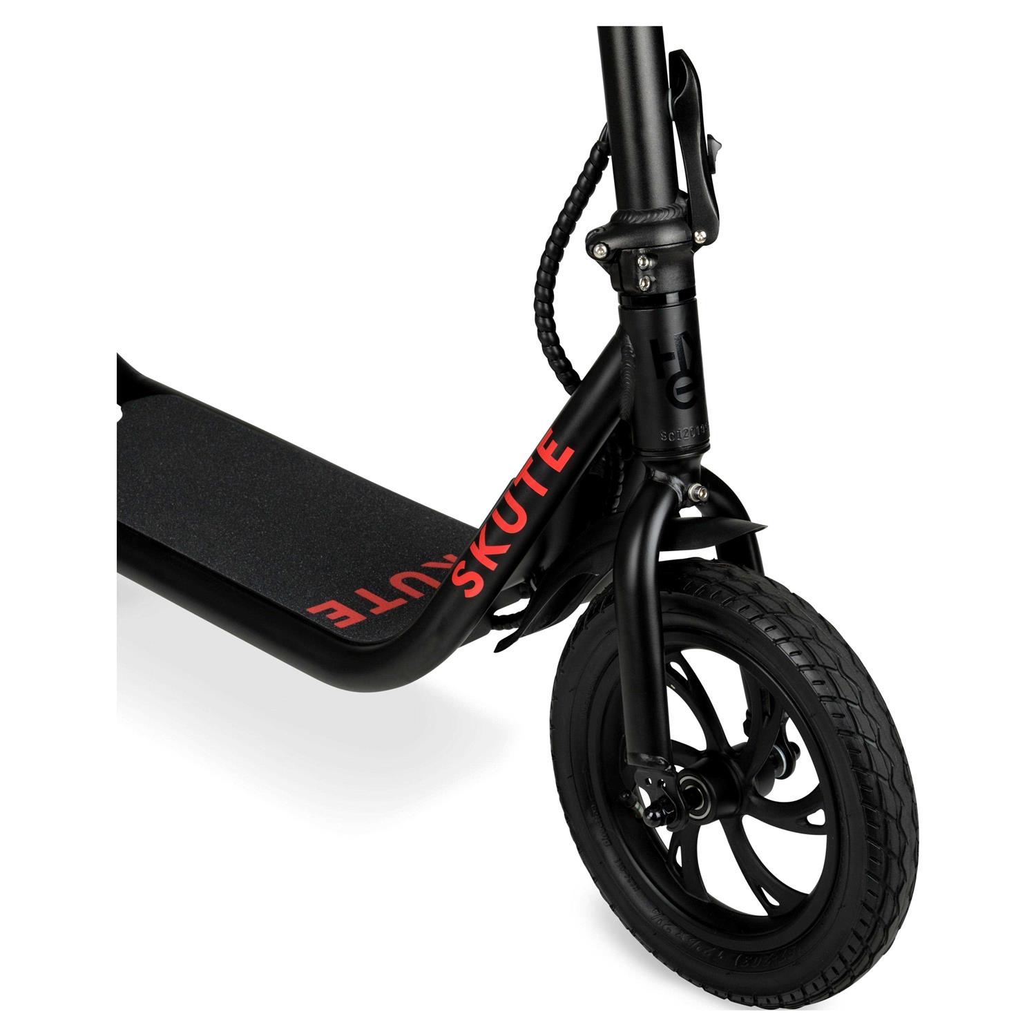 Hyper 36V Skute Commute 12 inch Seated Electric Scooter with Basket - Sports Supplies Online Store
