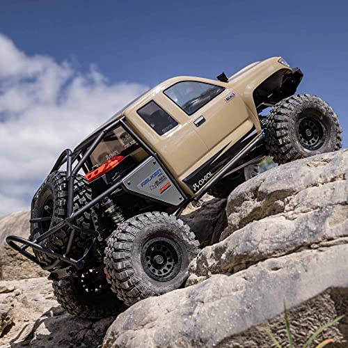 Axial RC Crawler 1/6 SCX6 Trail Honcho 4 Wheel Drive RTR (Transmitter and Receiver Included, Battery and Charger Not Included), Sand, AXI05001T2