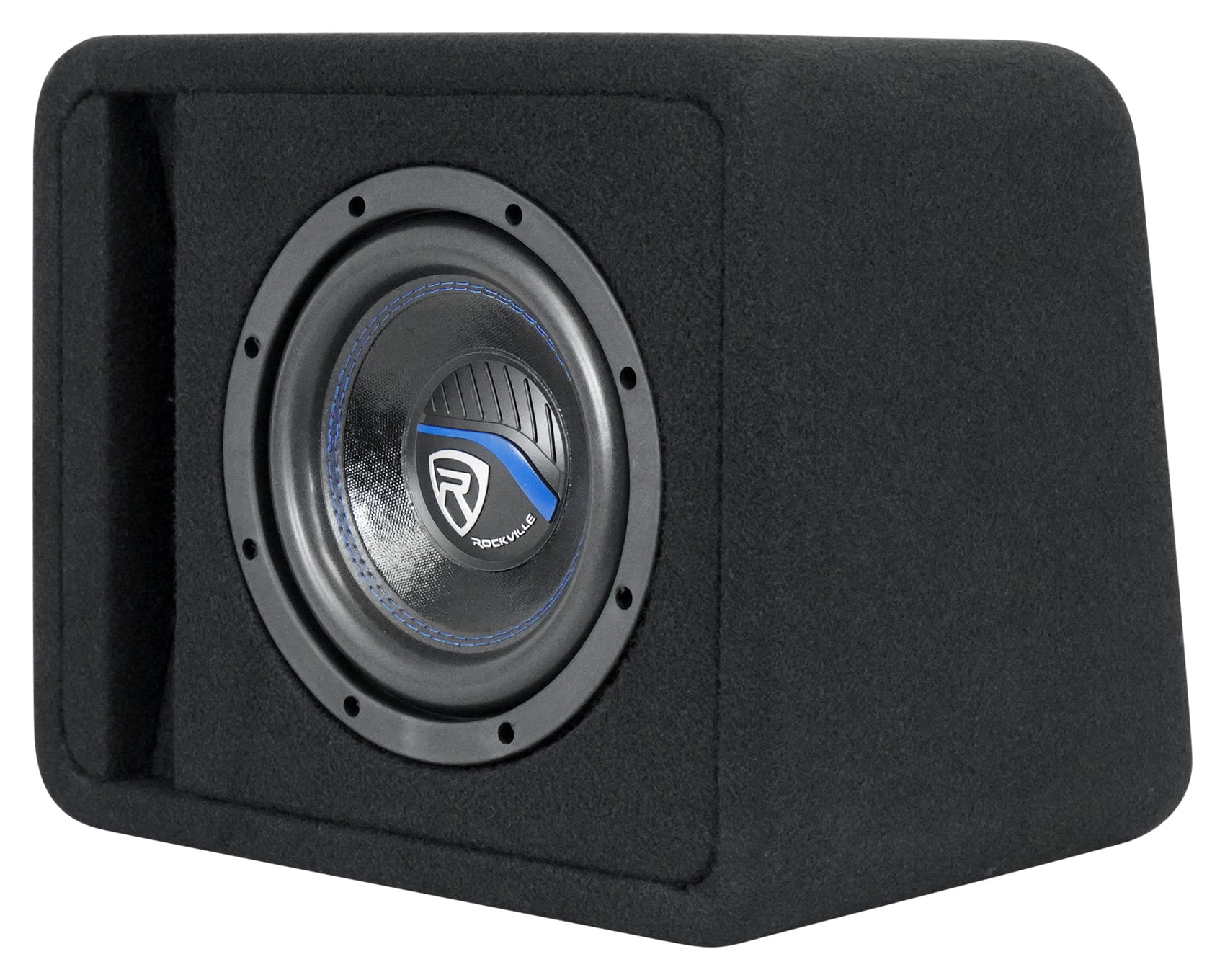 Rockville SK58 PACKAGE 8" 800w Loaded K5 Car Subwoofer Enclosure+DB10 Amplifier