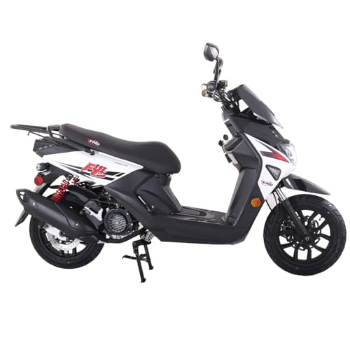 X-PRO Fiji 200 EFI Electronic Fuel Injection Moped Scooter with 13" Alloy Wheels