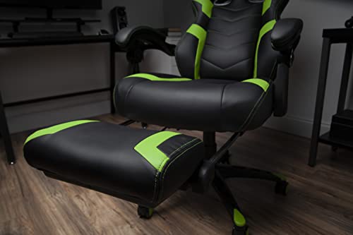 RESPAWN 110 Pro Gaming Chair - Gaming Chair with Footrest, Reclining Gaming Chair, Video Gaming Computer Desk Chair, Adjustable Desk Chair