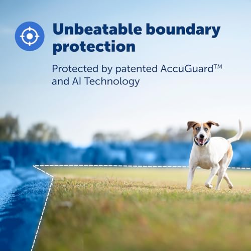 PetSafe Guardian GPS + Tracking Dog Fence Collar Pet Safe GPS Dog Collar Fence System, with App Waterproof Rechargeable Collar