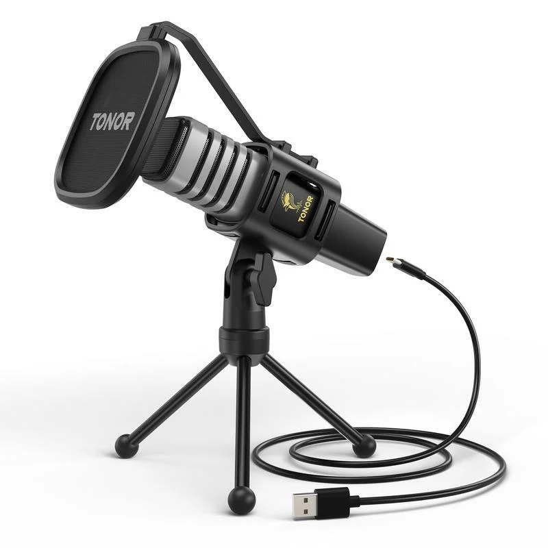 TONOR TC310 Gaming Mic, USB Microphone for PC, PS4, PS5, Cardioid Condenser Mic - Curated Treasures Market