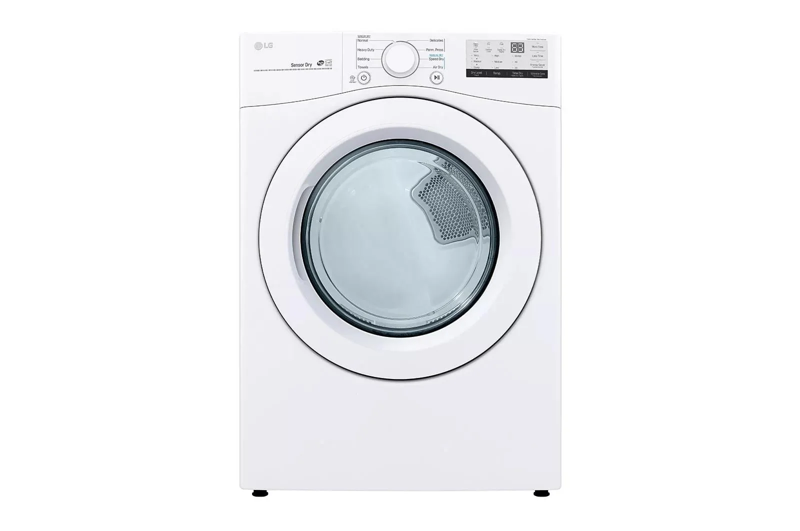 Lg Dle3400 27 Wide 7.4 Cu Ft. Energy Star Rated Electric Dryer - White