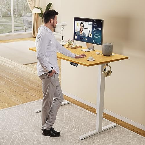 Standing Desk, Adjustable Height Electric Sit Stand Up Down Computer Table