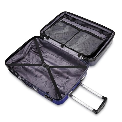 Samsonite Winfield 3 DLX Hardside Expandable Luggage with Spinners, Silver, Carry-On 20-Inch