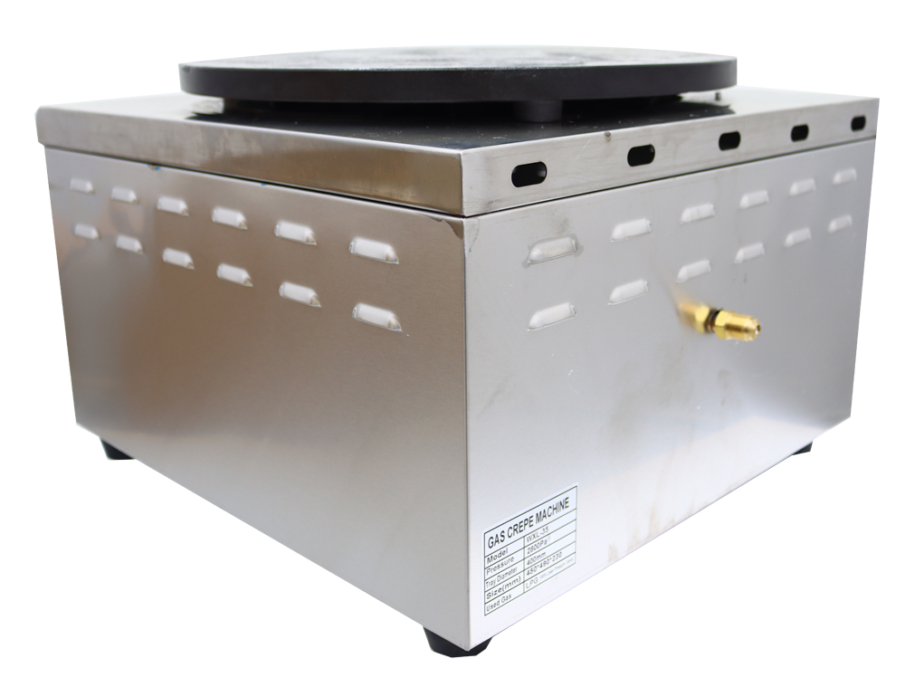 Techtongda Commercial Pancake Fruit Machine Single Head Natural Gas Crepe Maker 2000 Pa