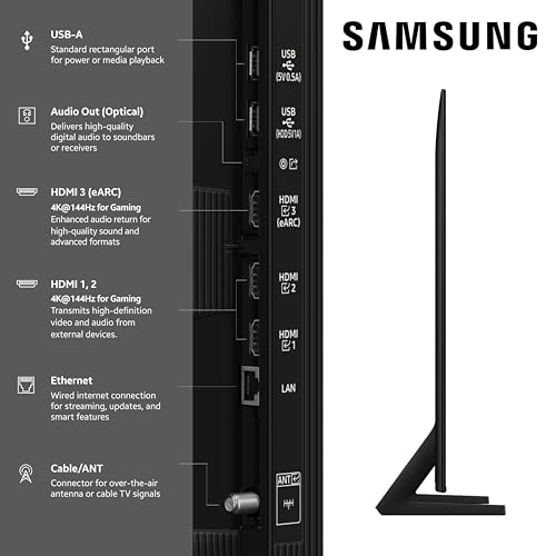 Samsung 65-Inch Class QLED Q8F 4K UHD Smart TV (2025 Model) Q4 AI Processor, 100% Color Volume with Quantum Dot, AirSlim Design, Endless Free Content