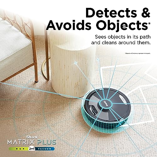 Shark AV2501AE AI Robot Vacuum with XL HEPA Self-Empty Base, Bagless, 60-Day Capacity, LIDAR Navigation, Perfect for Pet Hair, Compatible with Alexa