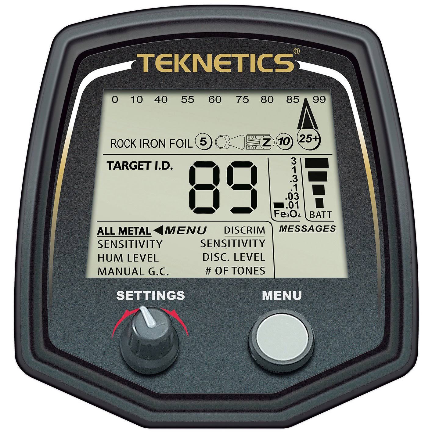 Teknetics T2 Classic Metal Detector with 11x22 DD Search Coil and Accessory Bundle