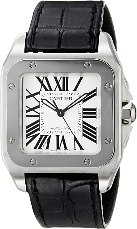 SANTOS 100 Silver Gray 38mm