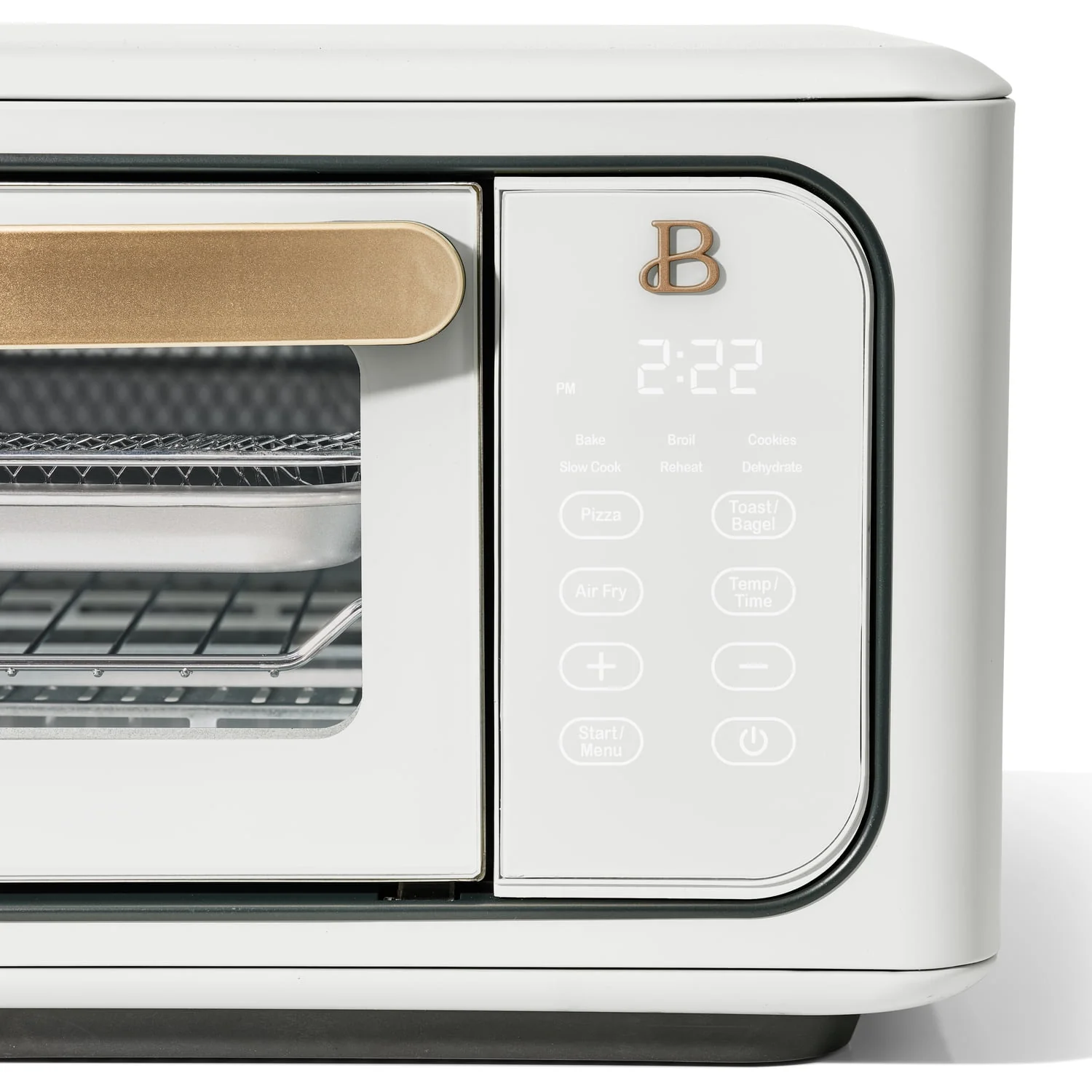 Beautiful Infrared Air Fry Toaster Oven, 9-Slice, 1800 W, Black Sesame by Drew Barrymore