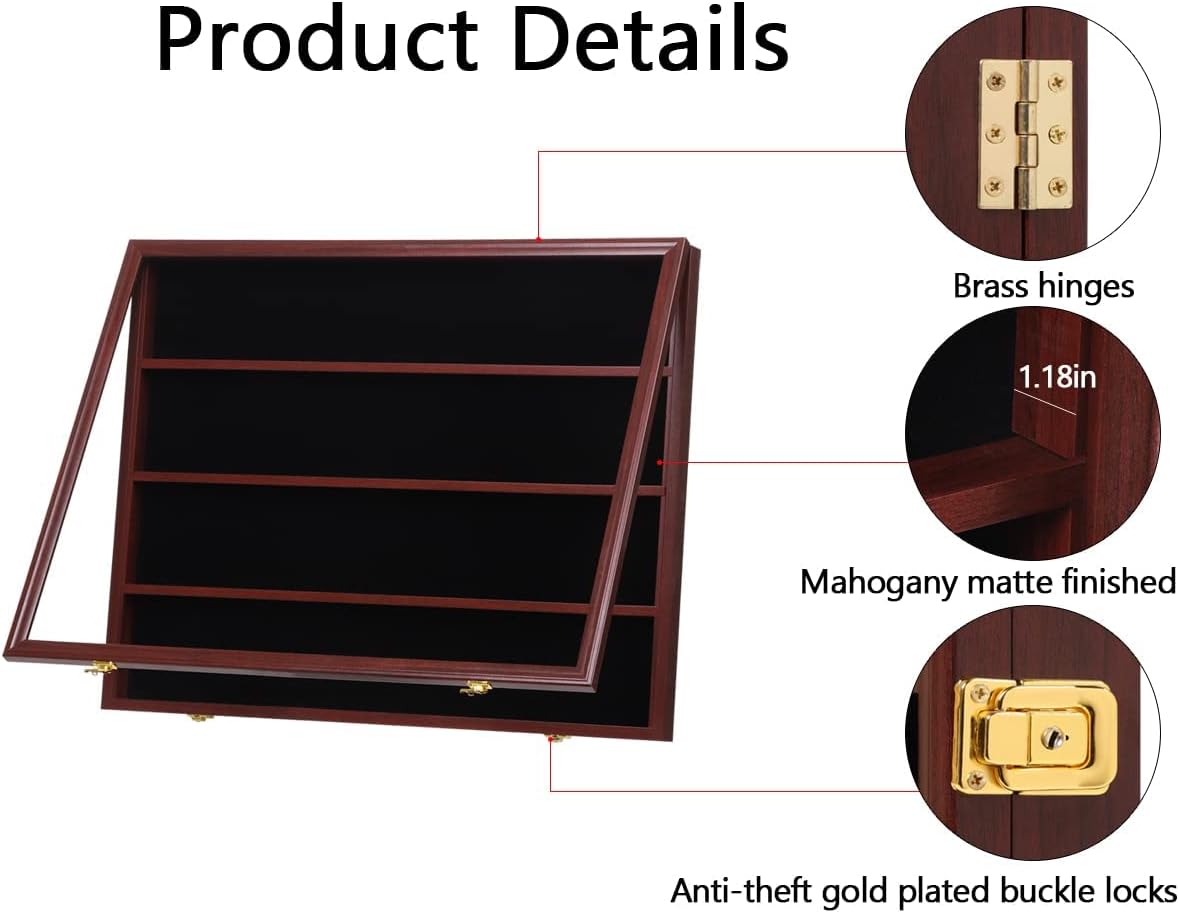 35 Graded Sports Card Display Case