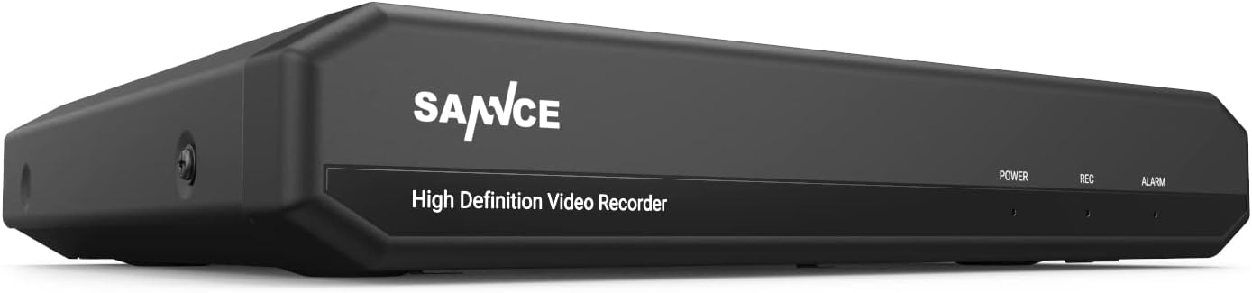 SANNCE 16 Channel 1080P Lite H.264+ Hybrid 5-in-1 Security DVR Recorder Remote Access Motion Alert