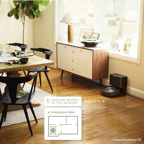 iRobot Roomba j7+ (7550) Self-Emptying Robot Vacuum &ndash; Uses PrecisionVision Navigation to Identify & Avoid Objects Like Socks, Shoes