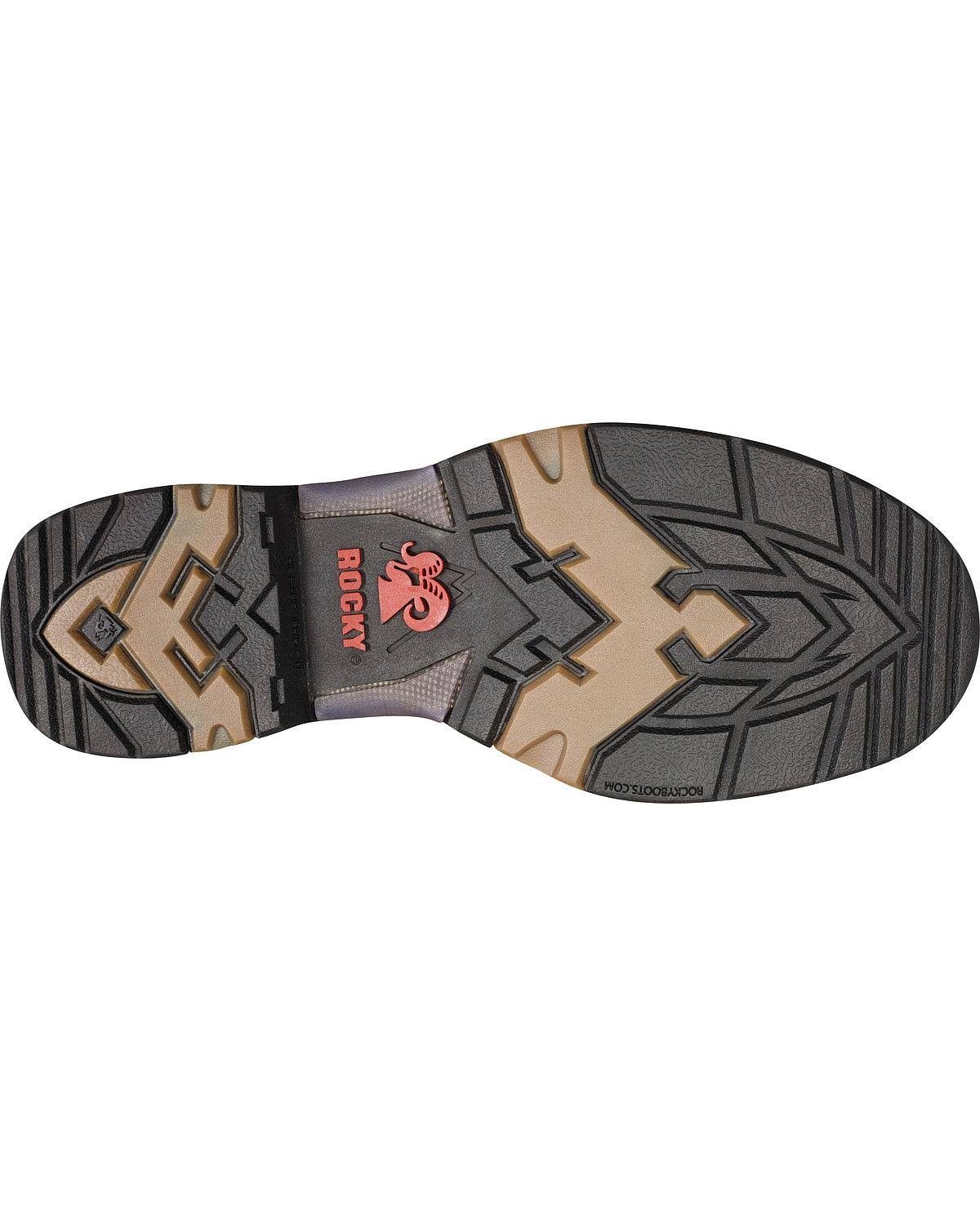 Rocky Aztec Waterproof Wellington Brown