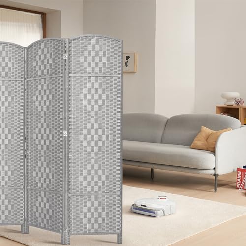 Room Divider, Room Dividers and Folding Privacy Screens, 16in Privacy Screen, 6 Panel Temporary Wall Partitions, 6ft Space Separation Panel Screen