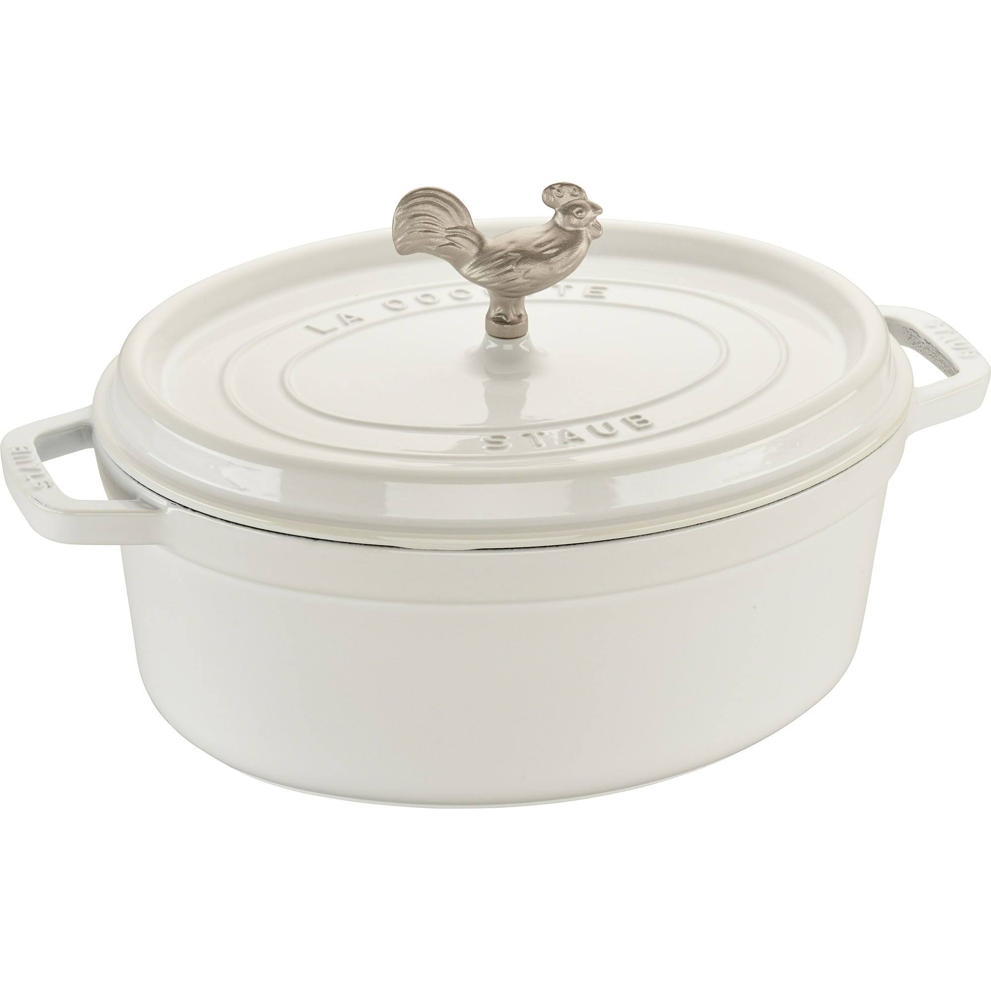 Staub - Cast Iron 5.75-qt Coq AU VIN Cocotte - Cherry
