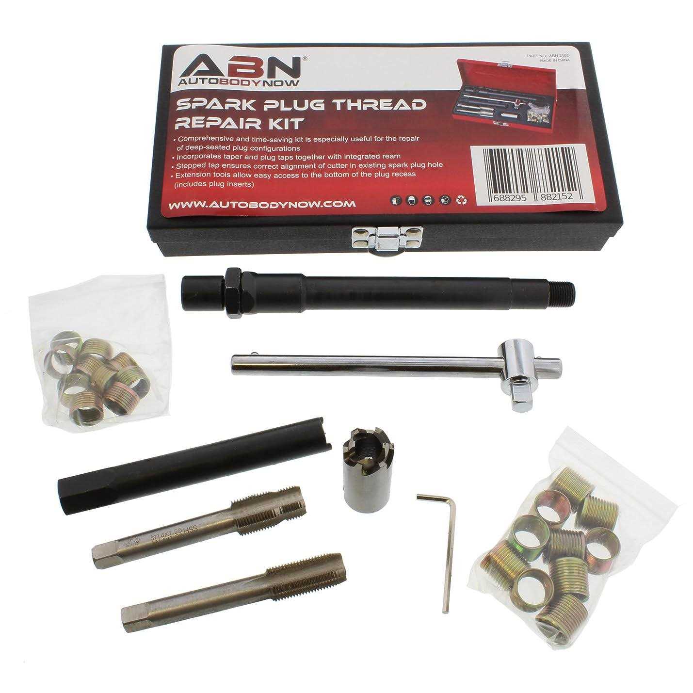 Abn Spark Plug Thread Repair Rethreading Set 14mm Metric Rethreading Tool Kit Comprehensive Taps - Shop Hardware Tools Online Store