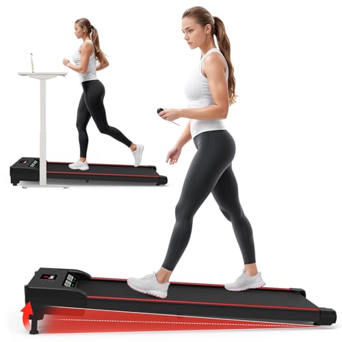 Sperax Walking Vibration Pad with APP, 3 in 1 Under Desk Treadmill, 2.5HP Low Noise Walking Treadmill Pad with Remote Control