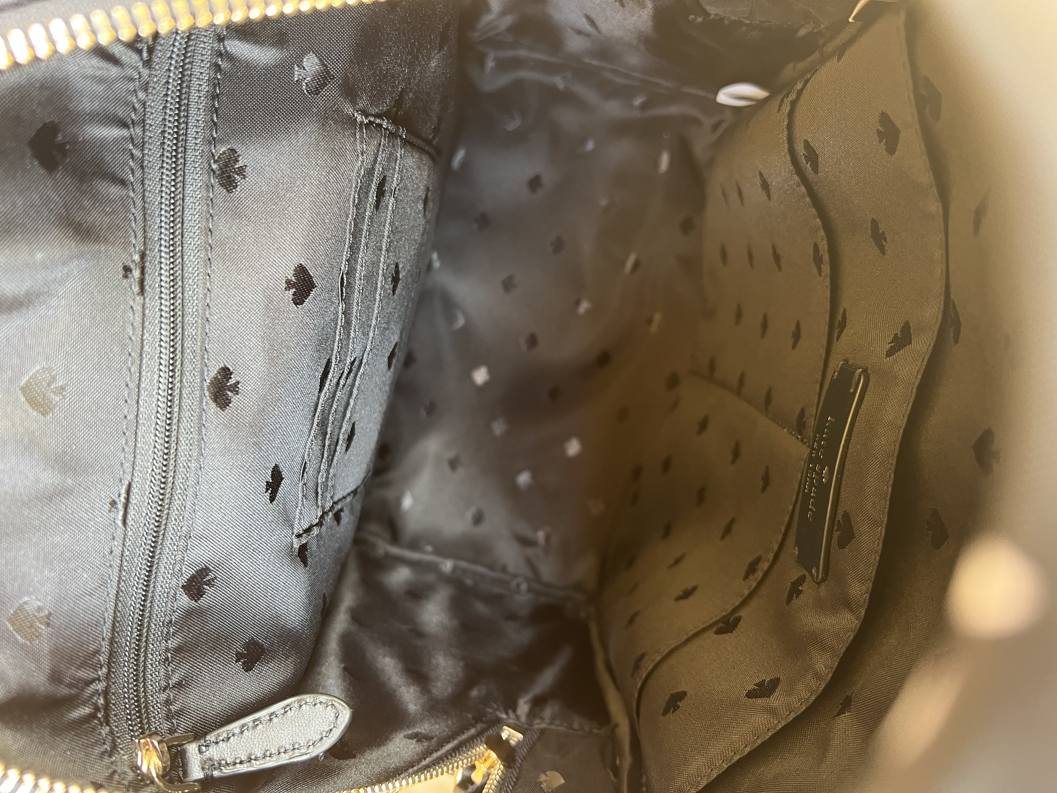 Kate Spade Chelsea Medium The Little Better Nylon Backpack Black Multi Apple