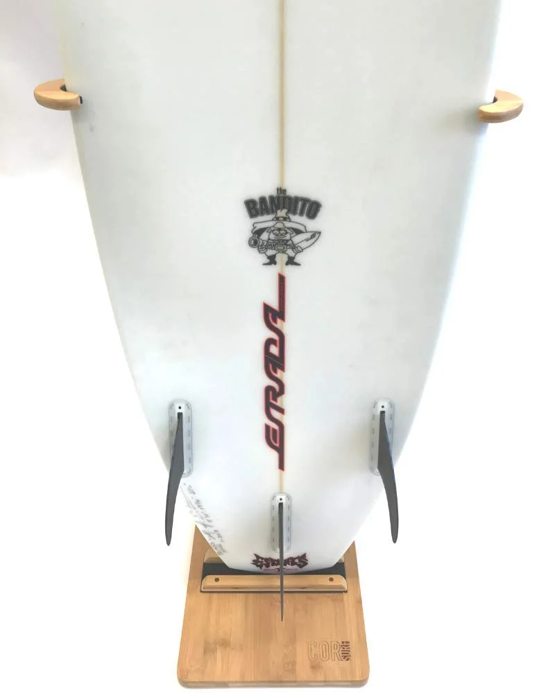 Cor Surf Bamboo Surfboard Storage Stand Premium Stand to Display Your Board