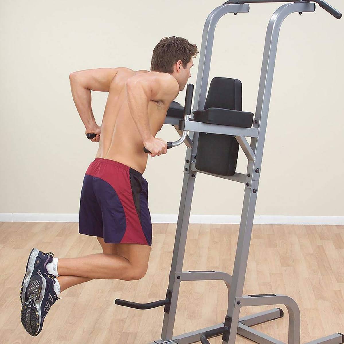 Body Solid GVKR82 Vertical Knee Raise Dip Pull Up