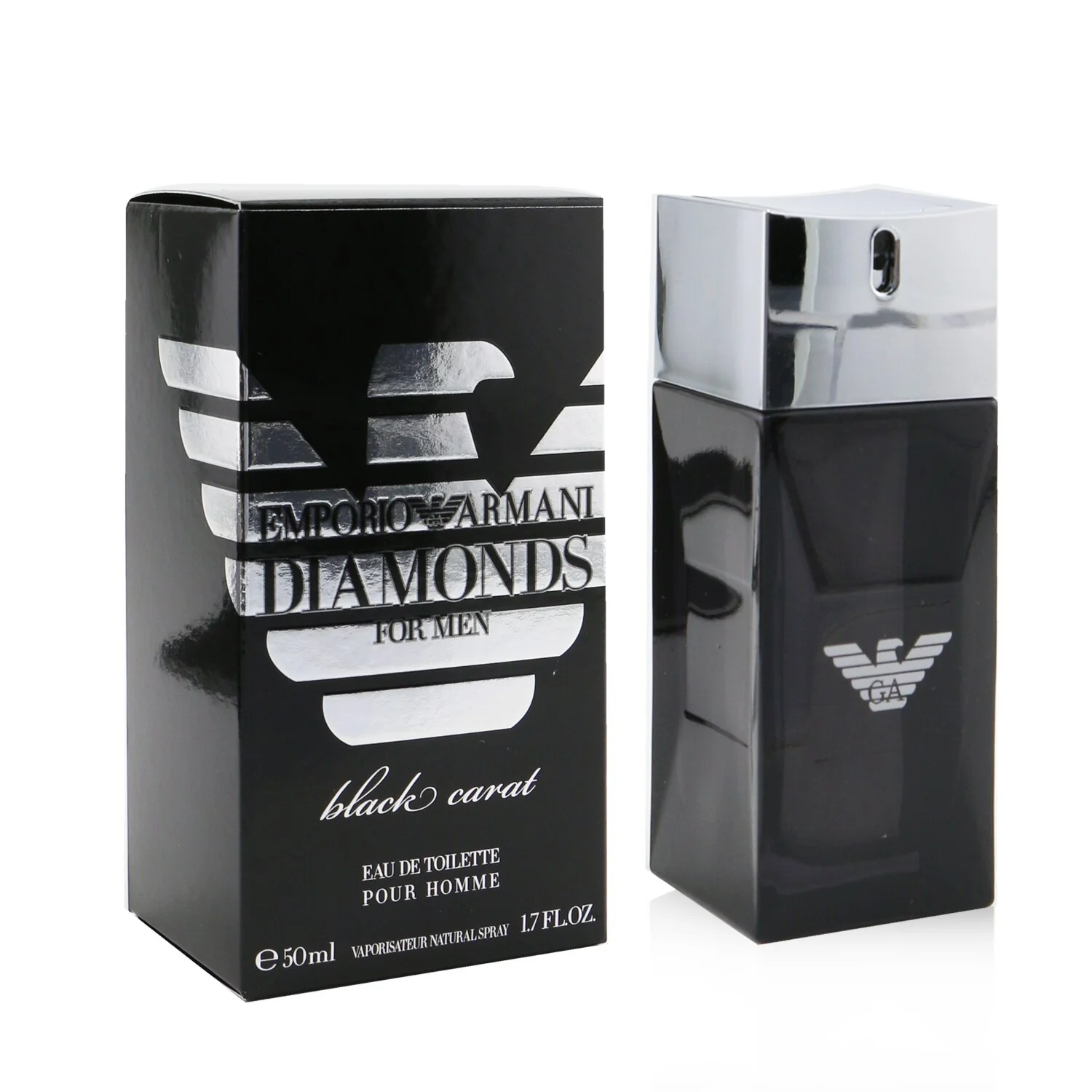 Giorgio Armani Diamonds Black Carat Eau De Toilette Spray  50ml/1.7oz