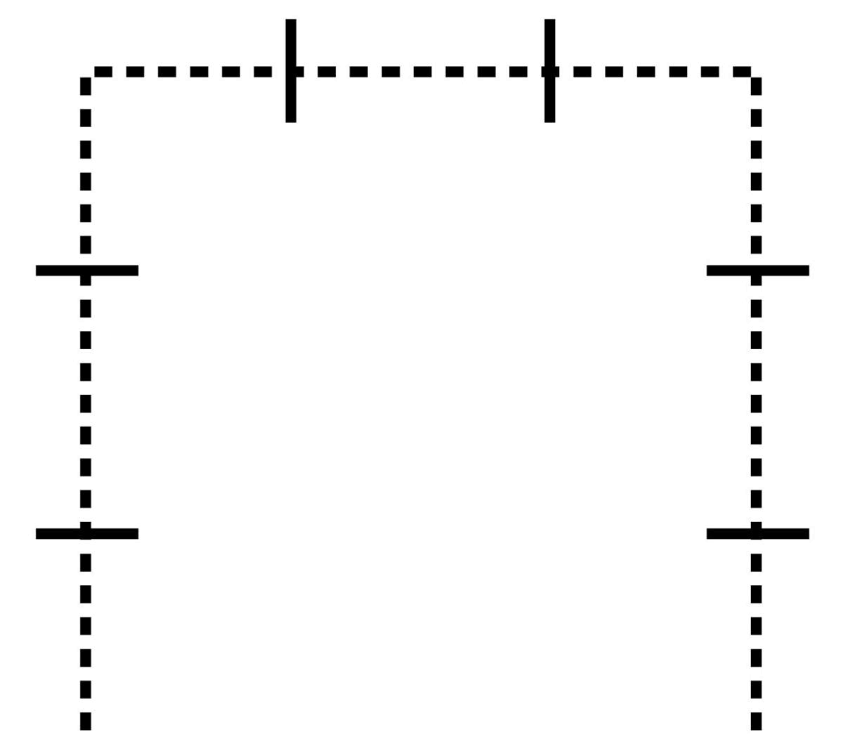 Double Tiered Panels - U-Shaped Art Show Display Iron Mesh Grid