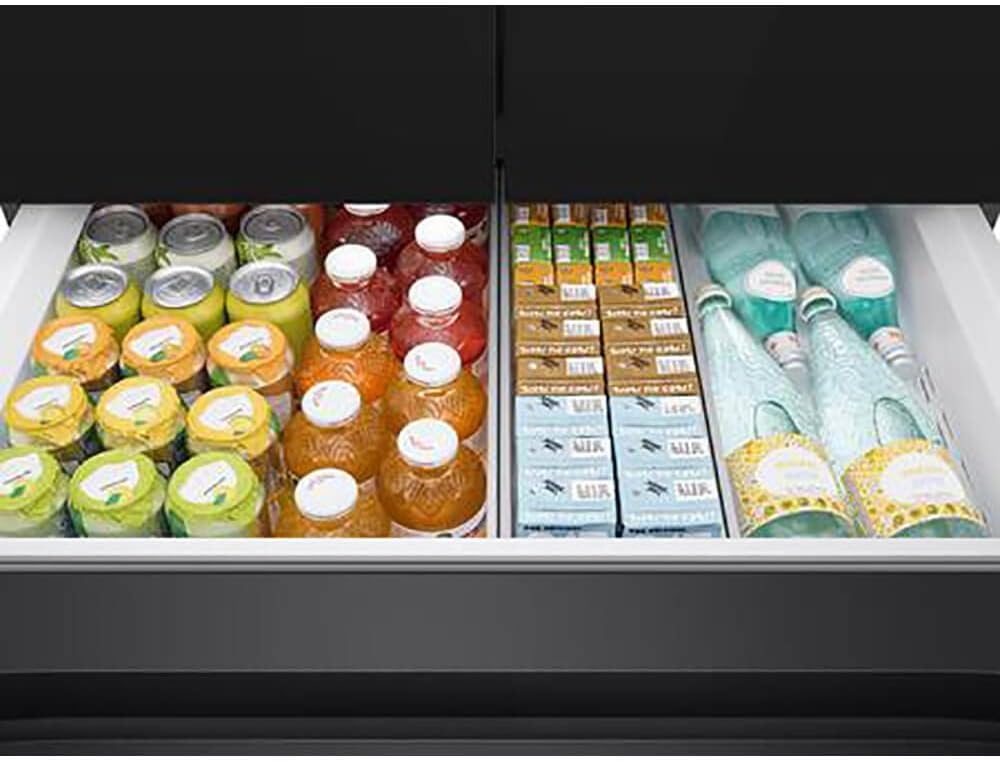 SAMSUNG RF29BB89008M 29 Cu. Ft. Bespoke Matte Black 4-Door French Door Refrigerator