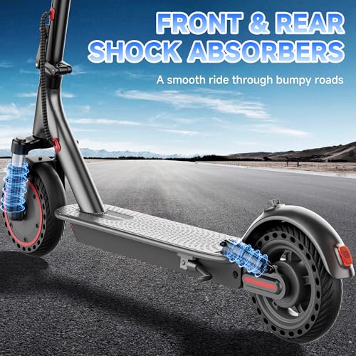 Electric Scooter for Adults, Folding E Scooter with 350W/500W Motor 16-22 Mph Top Speed, Max 19-23 Miles Long Range