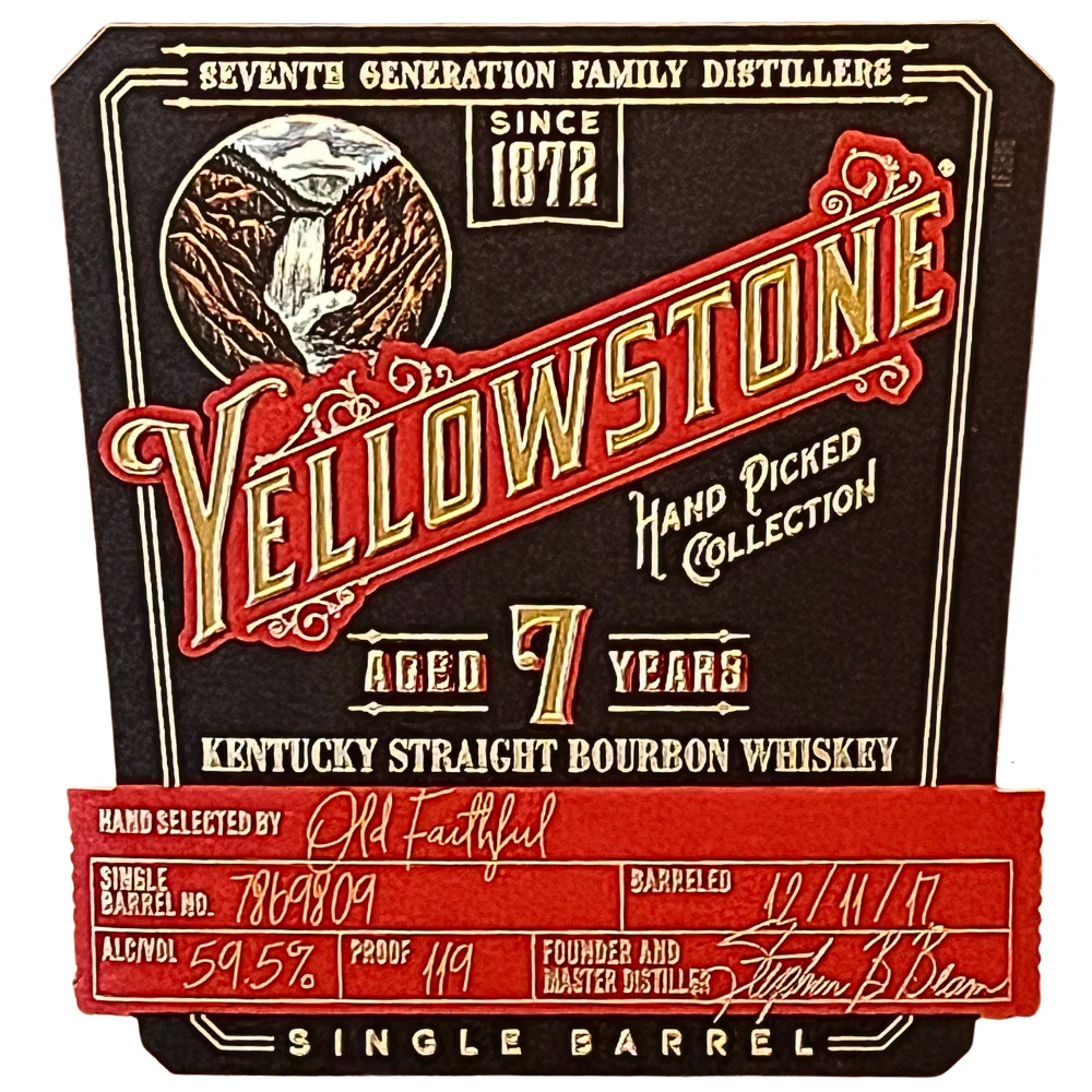 Yellowstone 7 Year Old Single Barrel Private Select 'Old Faithful' - Nestor Liquor
