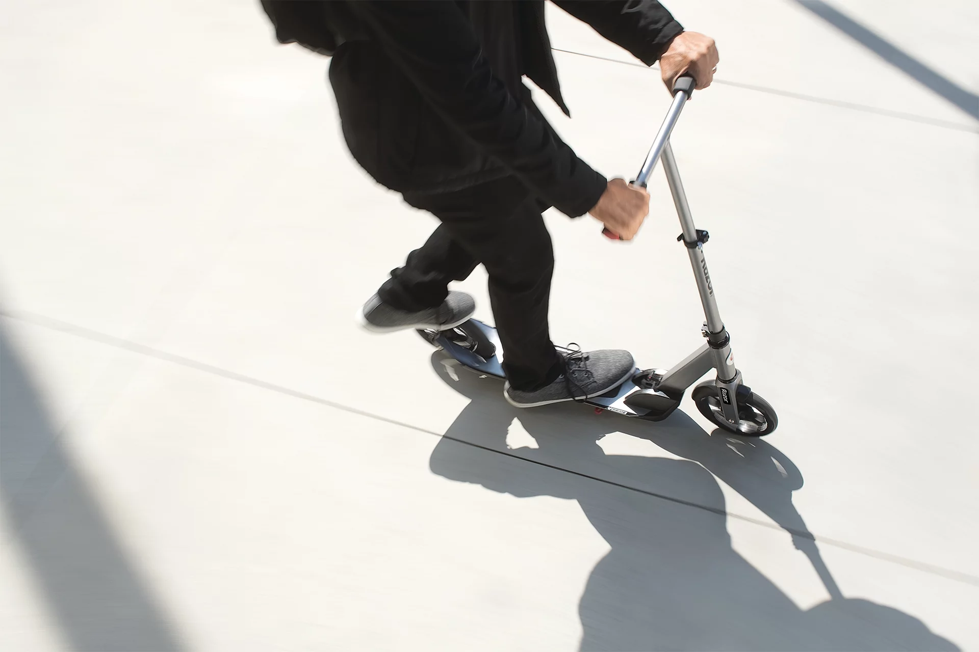 Razor A5 Prime Kick Scooter, 8" Spoked Urethane Wheels, Anodized Aluminum, Anti-Rattle Folding Scooter