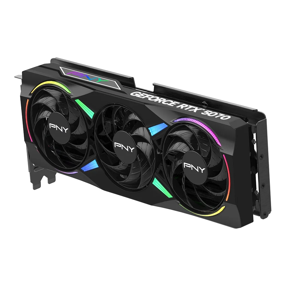 PNY GeForce RTX™ 5070 EPIC-X ARGB™ Overclocked Triple Fan GPU DLSS4