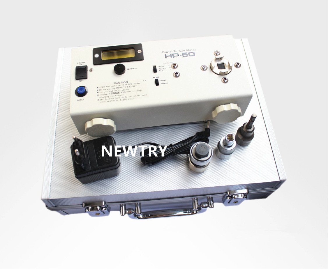 NEWTRY ZQ-10G Digital Display Torsion Tester/Torque Meter Torsiometer Dynamometer Portable Torsion Batch/Torque Wrench Calibrator with Test Head