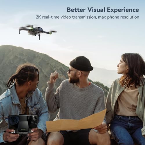Ruko F11MINI Drone with Camera 4K, Under 249g, 60 Mins Flight with 2 batteries, 5GHz Transmission, GPS Auto Return, Brushless Motor