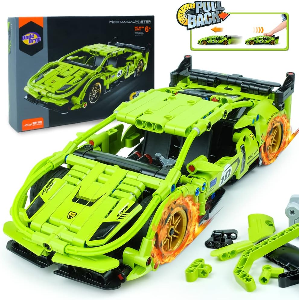 VodeDrge STEM Building Toys for Kids, Car Model Toys for Boys 8-12, Toys for 6 Years Old Boys, Erector Set for Boys Age 6-12
