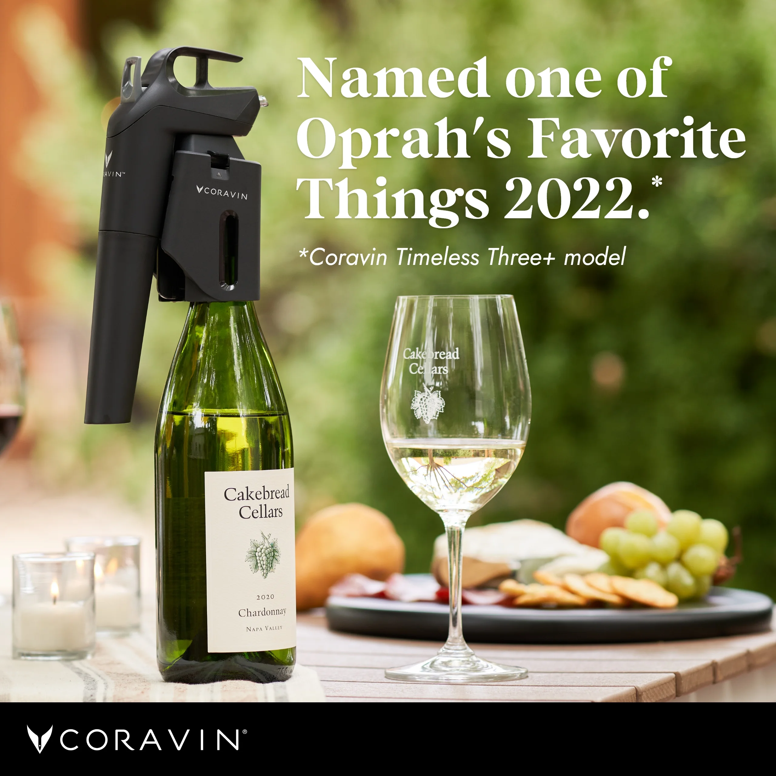 Coravin Timeless Six Plus Wine Preservation System - By-the-Glass Wine Saver - Wine Aerator, 3 Gas Capsules, 6 Screw Caps