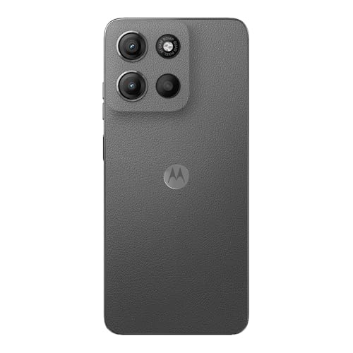 Motorola Moto G15 4G LTE (XT2521-2) 4+256GB Dual Sim | GSM Unlocked | International Model | for T-Mobile, Metro PCS, Mint & Tello - (Gray)