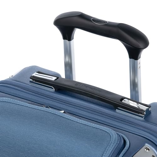 Travelpro Platinum Elite Hardside Expandable Carry on Luggage, 8 Wheel Spinner, TSA Lock, Hard Shell Polycarbonate Suitcase, Metallic Sand
