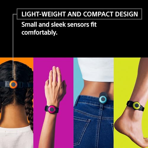 Sony mocopi 3D Mobile Motion Capture for VR and 3D Content Creation, Pro Kit Includes 2 Sets of mocopi Main Unit