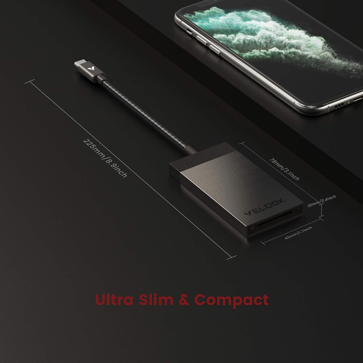 3-in-1 CFexpress/XQD/SD Card Reader USB C
