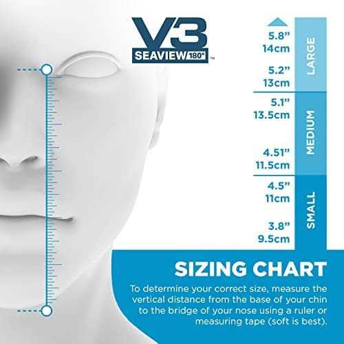 Seaview 180 V3 Full Face Snorkel Mask Adult The V3 is The Perfect Snorkeling Gear for Adults and Kids - Sports Supplies Online Store