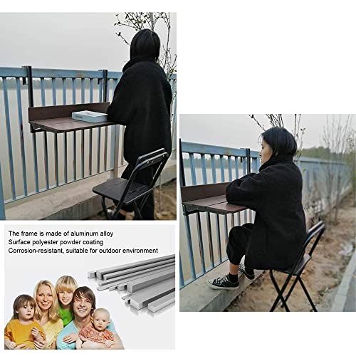 Balcony Bar Table For Railings,Balcony Hanging Table,balcony Table,Outdoor Hanging Rail Tables For Deck,Balcony Railing Hanging Table