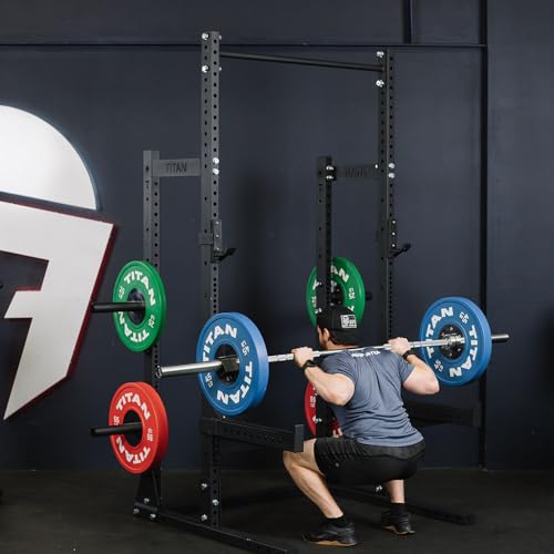 Titan Fitness T-3 Series Half Rack Conversion Kit for T-3 Series Tall or Short Squat Stand, 1,000 LB Capacity