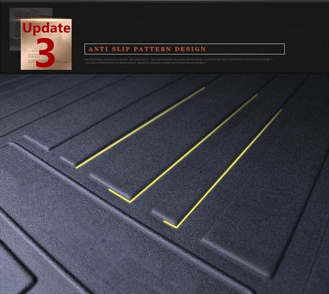 Equinox＆Terrain Cargo Liners，All Weather Protector 3D Modeling Tech TPO Heavy-Duty Waterproof Rear Cargo Tray Trunk Floor Mats Compatible with 2018